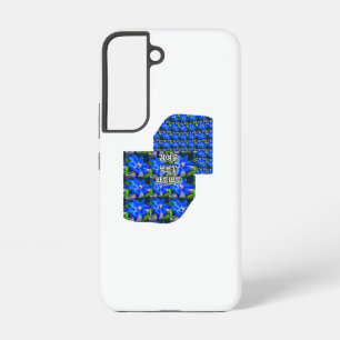 深い青花模様 SAMSUNG GALAXY S22ケース