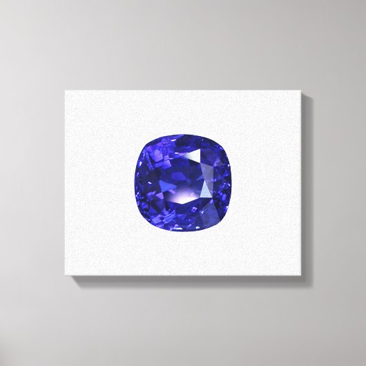 深い青 キャンバスプリント (正面)