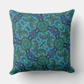 深い青 クッション (裏面)