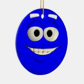 深い青 セラミックオーナメント (右)
