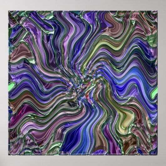 深い青 ポスター (正面)