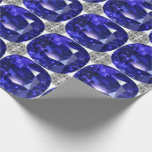 深い青 ラッピングペーパー (角)