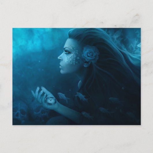 深い静か完了 ポストカード (正面)