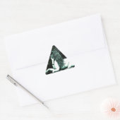 深い・ウッズのユニコーン 三角形シール (封筒)