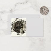 深い·ダイバー、海事メッセージ ノートカード (正面/裏面インサイチュ)