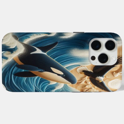 深い Case-Mate iPhoneケース (裏面 (横))