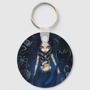 "深い" Keychainの人魚 キーホルダー