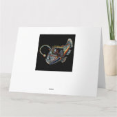 深いSea Angler Fishのすべての場所のグリーティングカード カード (裏面)