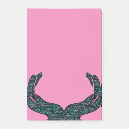 深くあらゆる表示法及び通告と接続して下さい ポストイット (正面)