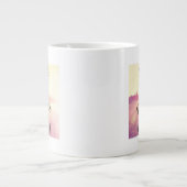 深く呼吸し、時を認めて下さい ジャンボコーヒーマグカップ (正面)