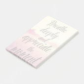 深く呼吸し、時を認めて下さい ポストイット (アングル)