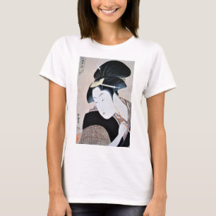 深く忍恋,歌麿深く隠された愛、歌麿浮世絵 Tシャツ