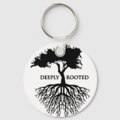 深く根付いている キーホルダー (正面)
