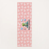 深く瞑想するカエルのヨガ 遊び心あふれる禅 ヨガマット (正面)