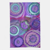 深く紫色の台所タオル キッチンタオル (縦)