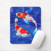深く青い池のKohakuのデュオ マウスパッド (マウス)