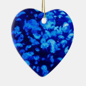 深く青い海のくらげ セラミックオーナメント (右)