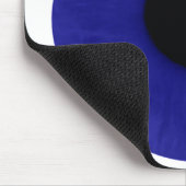 深く青い眼球のマウスパッド マウスパッド (コーナー)