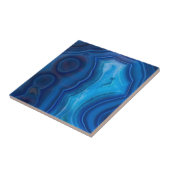 深く青い礁湖の瑪瑙 タイル (側面)