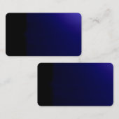 深く青く珍しい視覚鑑定器の名刺 名刺 (正面/裏面)