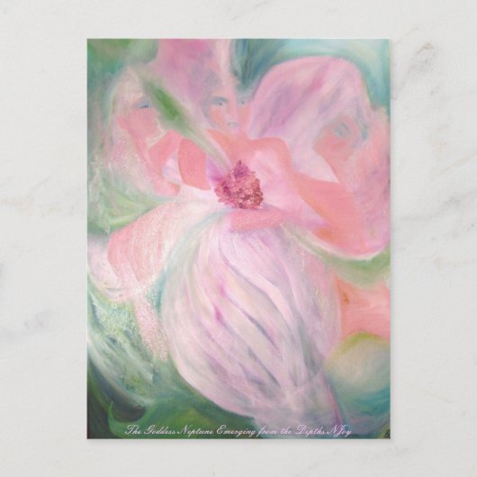 深さから現れる女神ネプチューン ポストカード (正面)