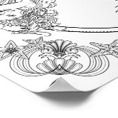 深さ: DIYカラーリングポスター ポスター (角)