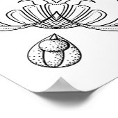 深さ:Sonja A.Sによる大きなDIY大人の着色。 ポスター (角)