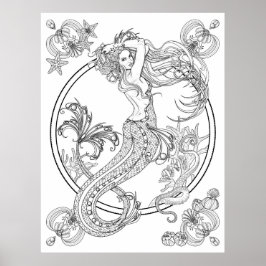 深さ：Sonja A.Sによる大きなDIY大人の着色。 ポスター