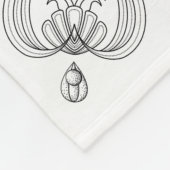 深さ: Sonja A.S. Mermaidのフリースブランケットによって フリースブランケット (角)