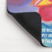 深のハートの飛び込みのmousepad マウスパッド (コーナー)