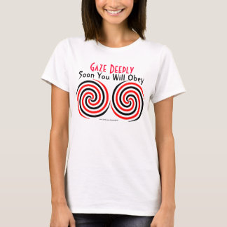 深の熟視: やがて従います Tシャツ