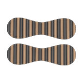 深モダンさスタイリッシュのトストストライプド茶色の 野球ボール (パネル)