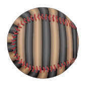 深モダンさスタイリッシュのトストストライプド茶色の 野球ボール (正面左)