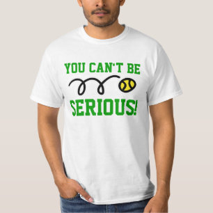 深刻である場合もあります! テニスのTシャツかスエットシャツ Tシャツ