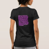 深刻なゲーマー-ピンクの大切な人 Tシャツ (裏面)