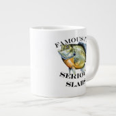 深刻なスラブ照明で有名である ジャンボコーヒーマグカップ (正面右)