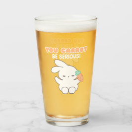 深刻なニンジン版になれない – Bunny Pun タンブラーグラス