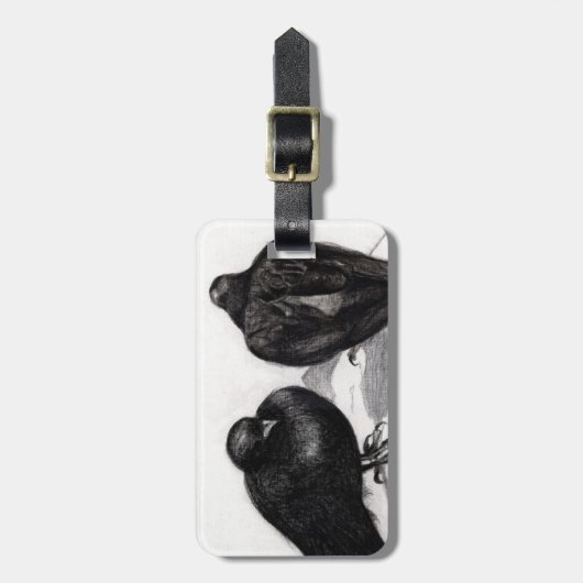 深刻なハト状態2012年 ラゲッジタグ (正面縦)