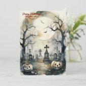 深刻なハロウィーンの幽霊のような壮大さ シーズンカード (スタンド正面)