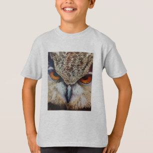 深刻なフクロウ Tシャツ