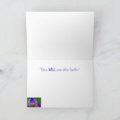 深刻な病気に対する虹彩の勇気 カード (内部)