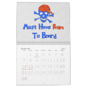 深刻な船員のため カレンダー (2月 2027)