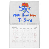 深刻な船員のため カレンダー (2月 2026)