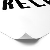 深刻な関係チップの食べおもしろい物パンで ポスター (角)