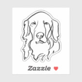 深刻な黄金の雰囲気 シール (シート)