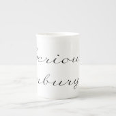 「深刻なBunburyist」のマグ ボーンチャイナマグカップ (正面)