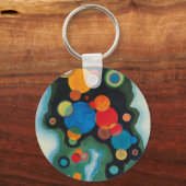 深化インパルス抽象芸術油オンキャンバスカンディンスキー キーホルダー (正面)