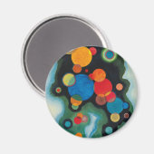 深化インパルス抽象芸術油オンキャンバスカンディンスキー マグネット (正面/裏面)