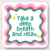 深呼吸してリラックス コースター (正面)