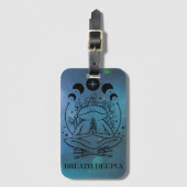 深呼吸する ラゲッジタグ (正面縦)